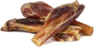 ARQUIVET Serrano Schinkenknochen, 3 Stück, 100% natürlich, für Hunde, Kauknochen, Leckereien, Belohnungen - Natürlicher Beißring für Hunde, 80 g