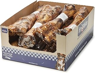 Frigera Kalbsunterbein 1St. 500g - Langanhaltender Kauspaß, Natürlicher Kausnack zur Zahnpflege und Gelenkunterstützung, langanhaltender Kauspaß, Gluten- & getreidefrei