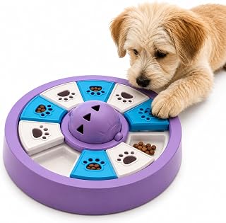 Intelligenzspielzeug für Hunde, Hundepuzzle, Denkspiele für Hunde, Interaktives Futterspiel mit Glocke, Hundespielzeug Intelligenz, Intelligenzspielzeug Hund