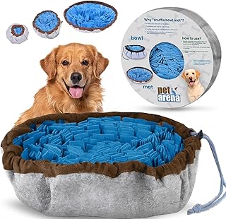 PET ARENA Schnüffelteppich Hund – Schnüffelmatte zur Förderung Beste Materialien - extrem widerstandsfähiges Intelligenzspielzeug für Hunde - größenverstellbar und waschbar