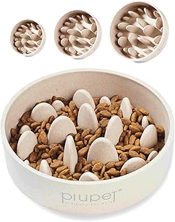 PiuPet® Antischlingnapf Hunde I 0,8L I Spülmaschinenfest | Schlingnapf Hunde groß | Slow Feeder Hundenapf | Futternapf Hund | Dog Bowl | Anti Schling Napf Hund