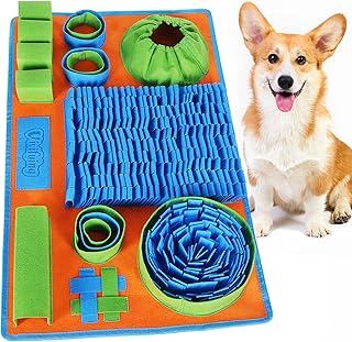 Vivifying Schnüffelteppich Hund, Schnüffelmatte Hund, 66 × 42 cm, waschbares interaktives Intelligenzspielzeug für Hunde, gegen Langeweile & mentale Stimulation, Futterspiel für langsames Fressen